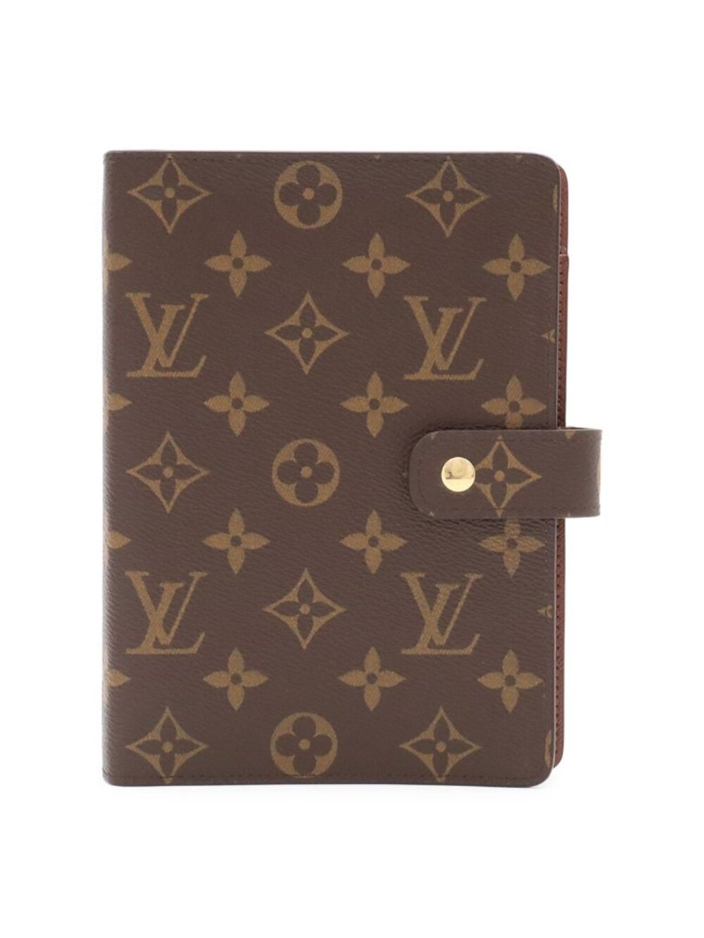 Louis Vuitton Monogram Agenda MM Notebook Cover Planner Ring
